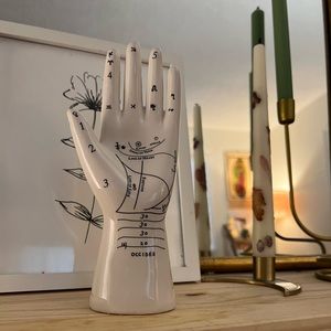 Palmistry hand decor